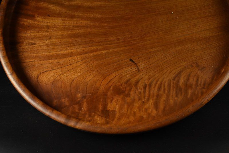 蔵A2738a 民藝 欅刳貫 大盆 52ｃｍ 鳥取民芸 WWW_IBETON_RU
