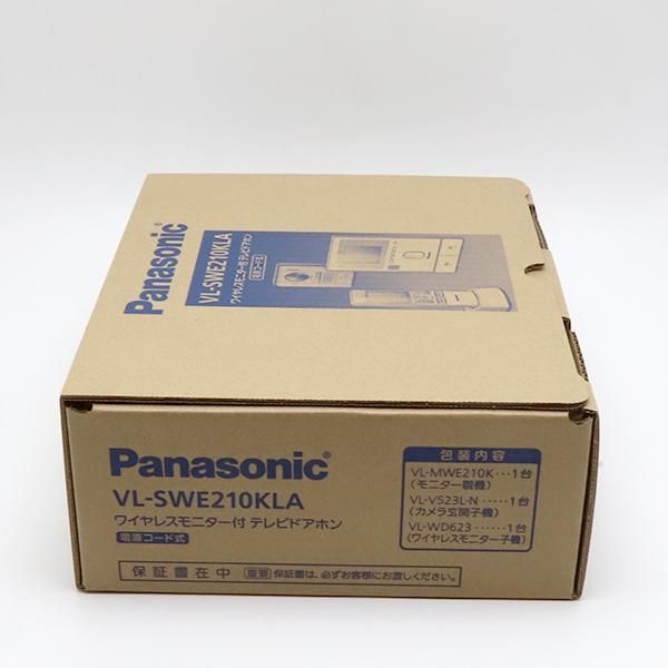 新品】パナソニック VL-SWE210KLA ワイヤレスモニター付きテレビドアホン 1-2タイプ 電源コード式 Panasonic  稲毛質店メルカリショップ メルカリ