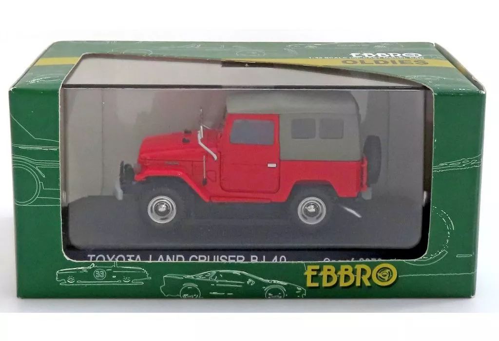 LAND CRUISER BJ40 OLDIES EBBRO ミニカー EBBRO TOYOTA LAND CRUISER BJ40 GREEN 1:43 DIECAST MODEL | eBay
