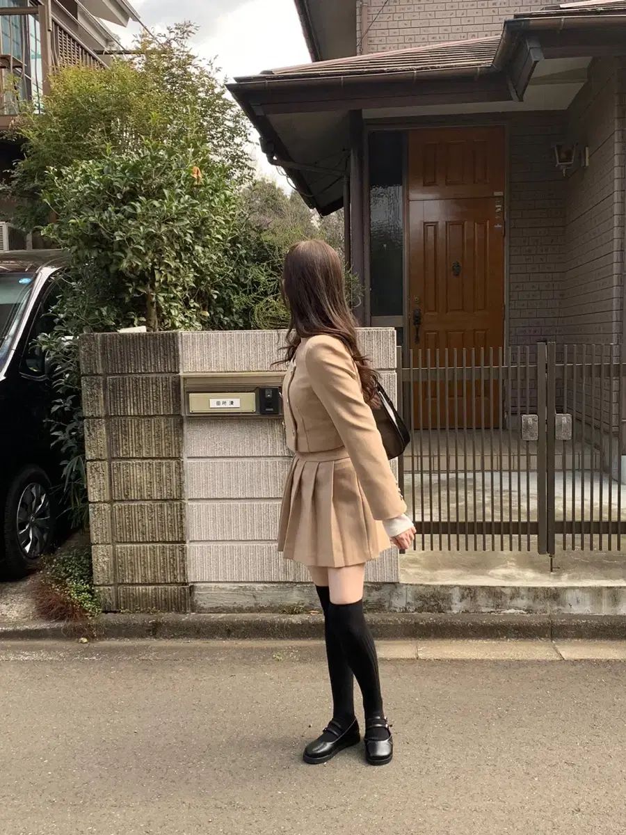 ダブルジャケット ベージュ