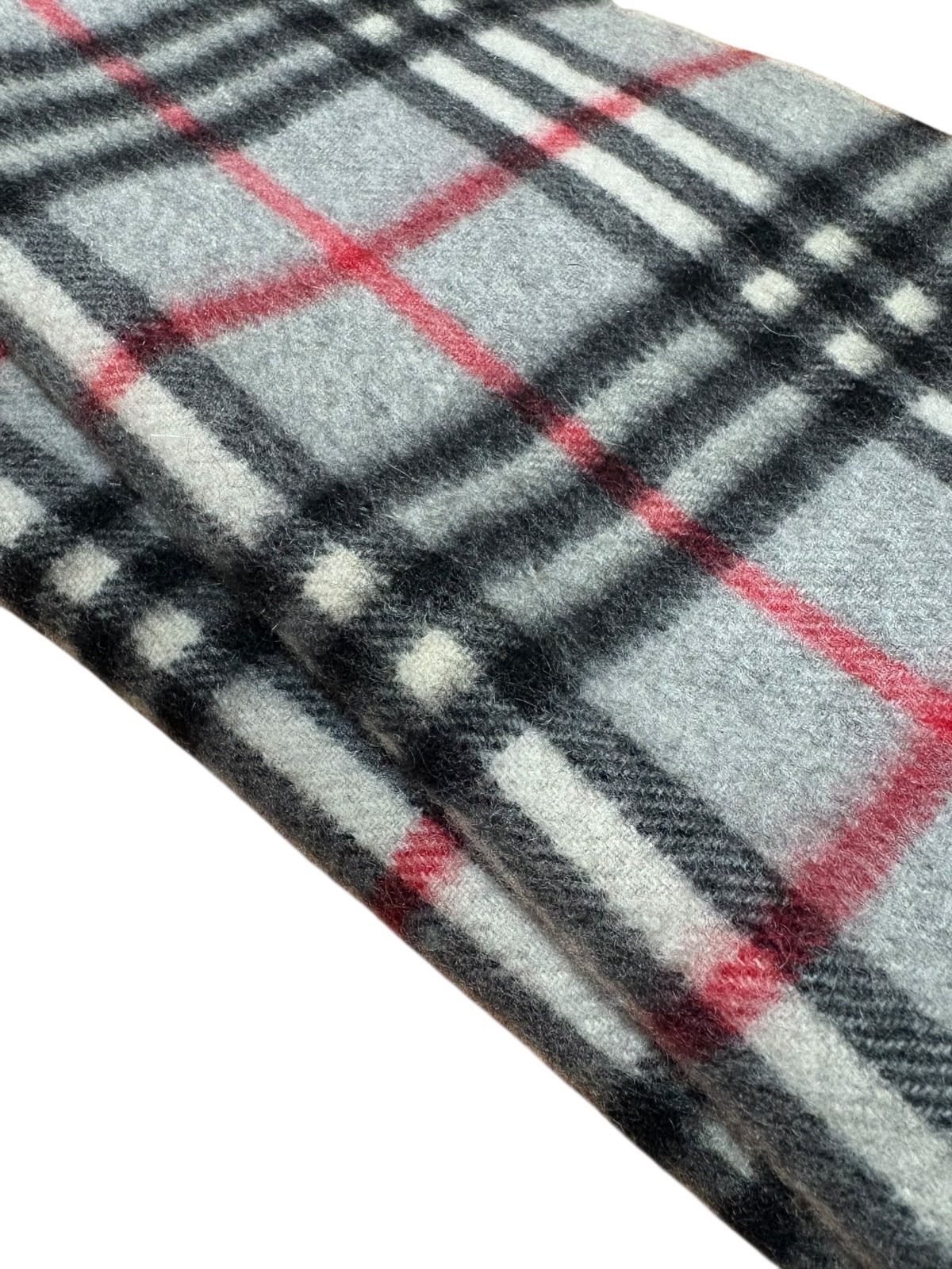 BURBERRY バーバリー カシミヤ100% マフラー ノバチェック グレー