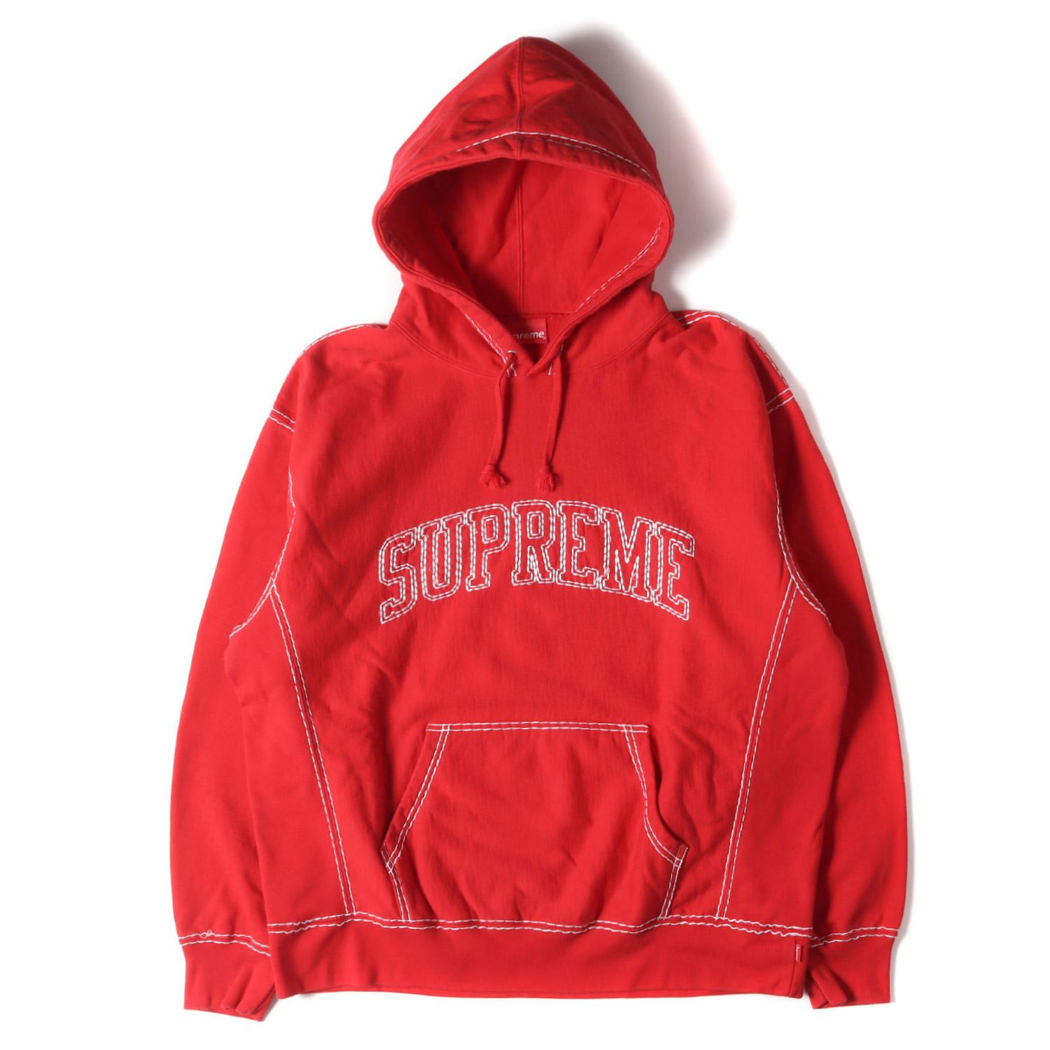 Supreme シュプリーム パーカー サイズ:XL 20AW ビッグ ステッチ