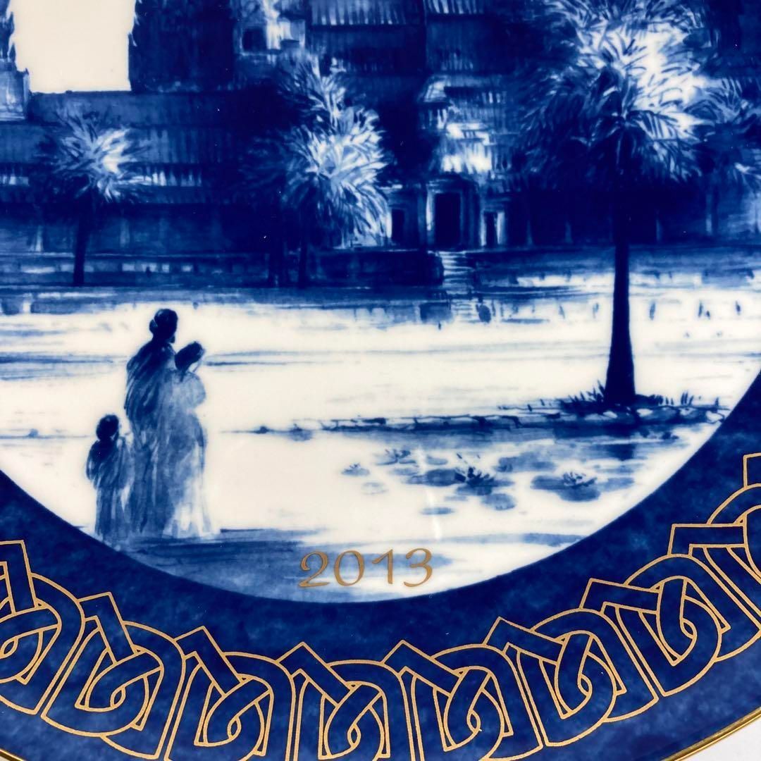 ☆洋3 マイセン2013年イヤープレート「アンコール・ワット」共箱 26.8