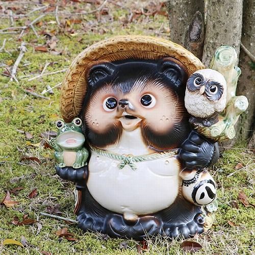 信楽焼満貫成就狸 高さ４２cm 楽天市場】【今だけ10%OFFクーポン】信楽焼 13号満願成就狸