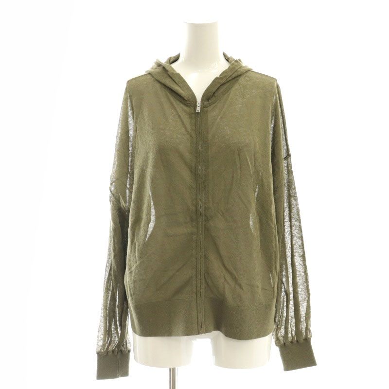 セオリー Theory SHEER COTTON2 ZIP UP HOODIE N パーカー