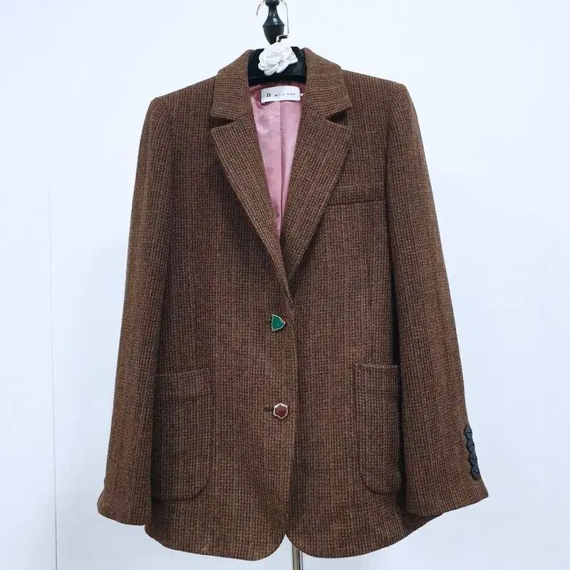 イッミシャ ウール ヘリンボーン ジャケット