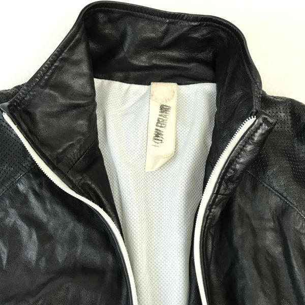 イタリア製★ロウブランド/L(!)W BRAND /by 伊勢丹★本革/レザージャケット【メンズM/黒/black】ライダース/ジップブルゾン/アウター/Jumper◆cBH552 イタリア製☆ロウブランド/L(!)W BRAND /by 伊勢丹☆本革/レザー