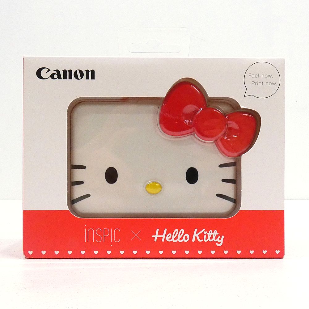 小牧店 未開封 箱イタミ Canon iNSPiC PV-123-HK ミニフォトプリンター ハローキティ コラボ I140-3443