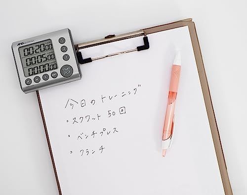 A&D 3チャンネル100時間タイマー AD-5701A-E トリプル 時間管理 - 得々