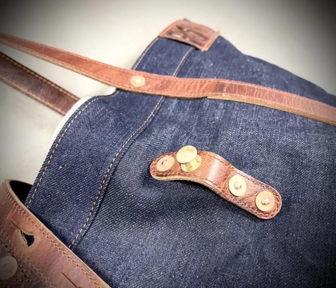 RRL polo ralph lauren 肩掛け デニム トートバッグ - メルカリ