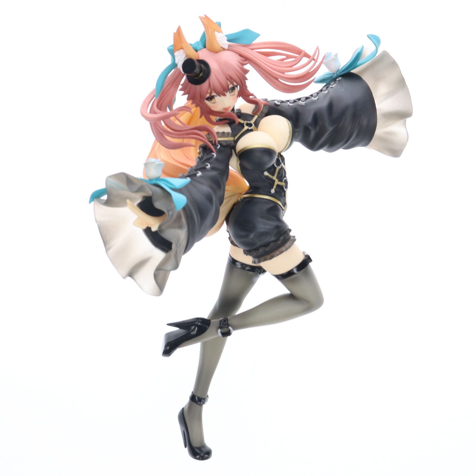 【あみあみ限定版】fate キャスター 玉藻の前 フィギュア [ブロッコリー] 中古】(本体C/箱B)Fate/EXTRA CCC キャスター 1/8 完成品