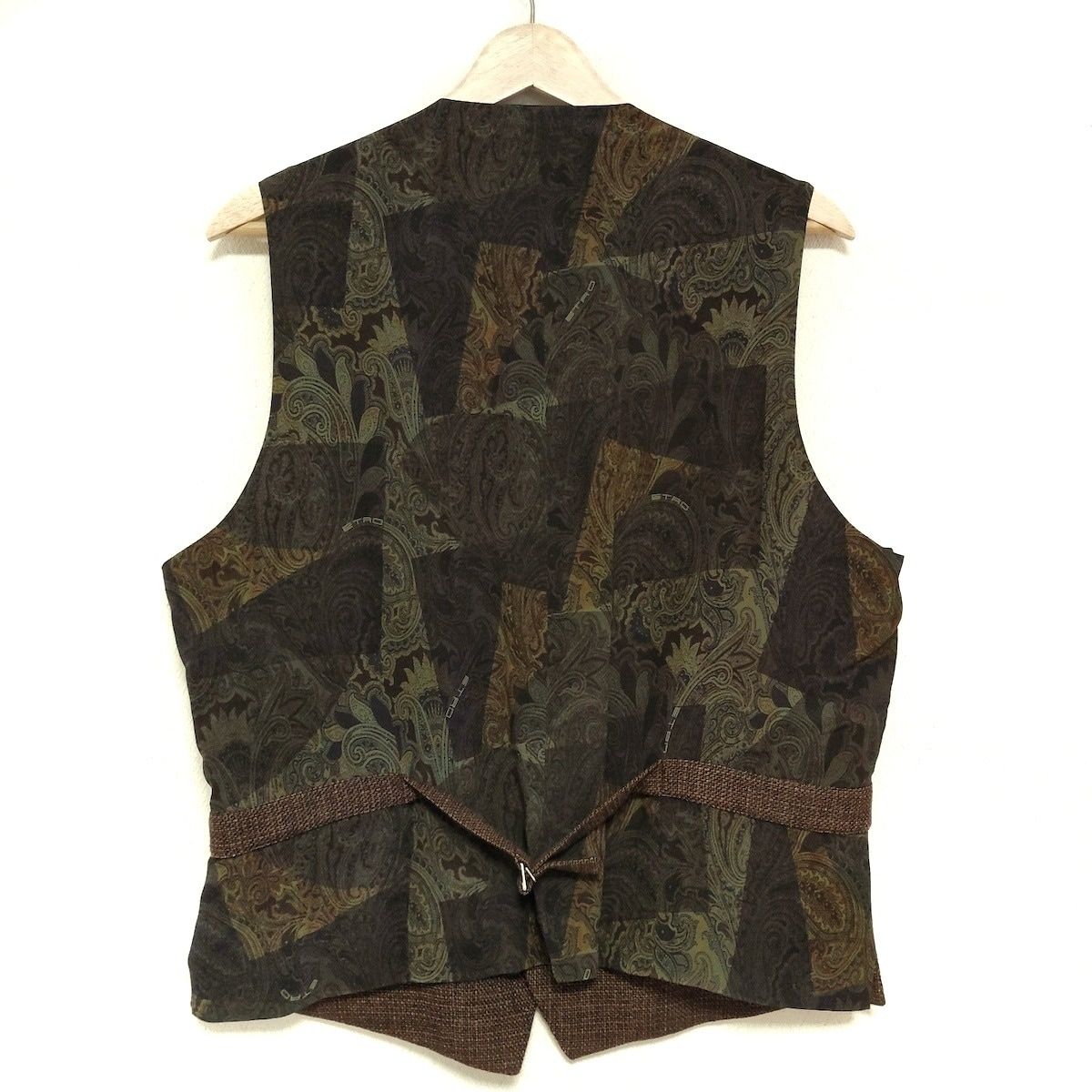 ETRO ベスト ETRO(エトロ) ベスト サイズ52 L メンズ美品 - ダークブラウン