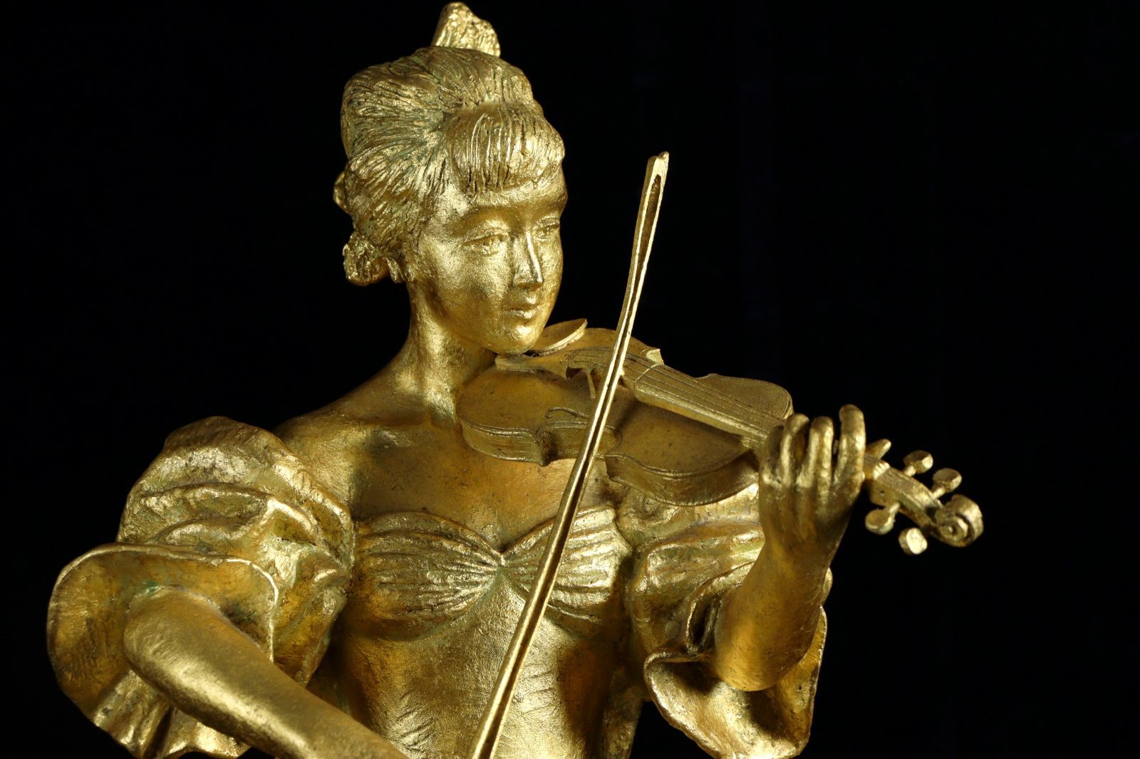 彫刻家 富永直樹 「クリスマスイブ」ブロンズ像 55cm 25kg