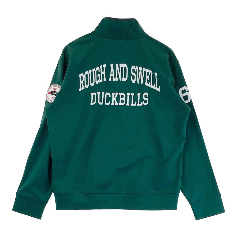 サイズ M ROUGH-SWELL ラフアンドスウェル 裏微起毛 ハイネック スウェットトレーナー グリーン系 240101532379 ゴルフウェア メンズ ストスト