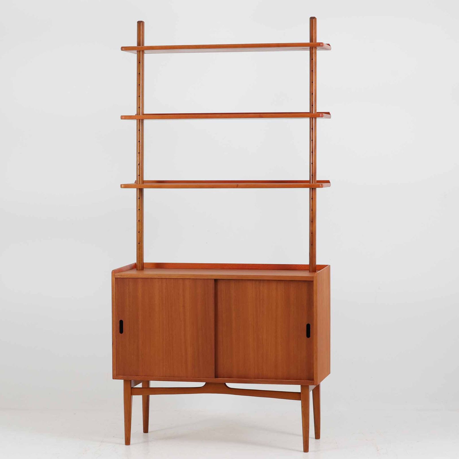 Svenssons Mobler ディスプレイシェルフ マホガニー 幅89cm スウェーデン製 北欧ビンテージ家具 木製 DK17089