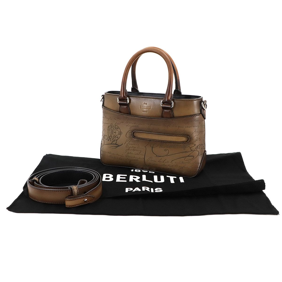 【未使用品】BERLUTI トゥジュール　ガリバートートバッグ 未使用 展示品 ベルルッティ Berluti カリグラフィ トゥジュール