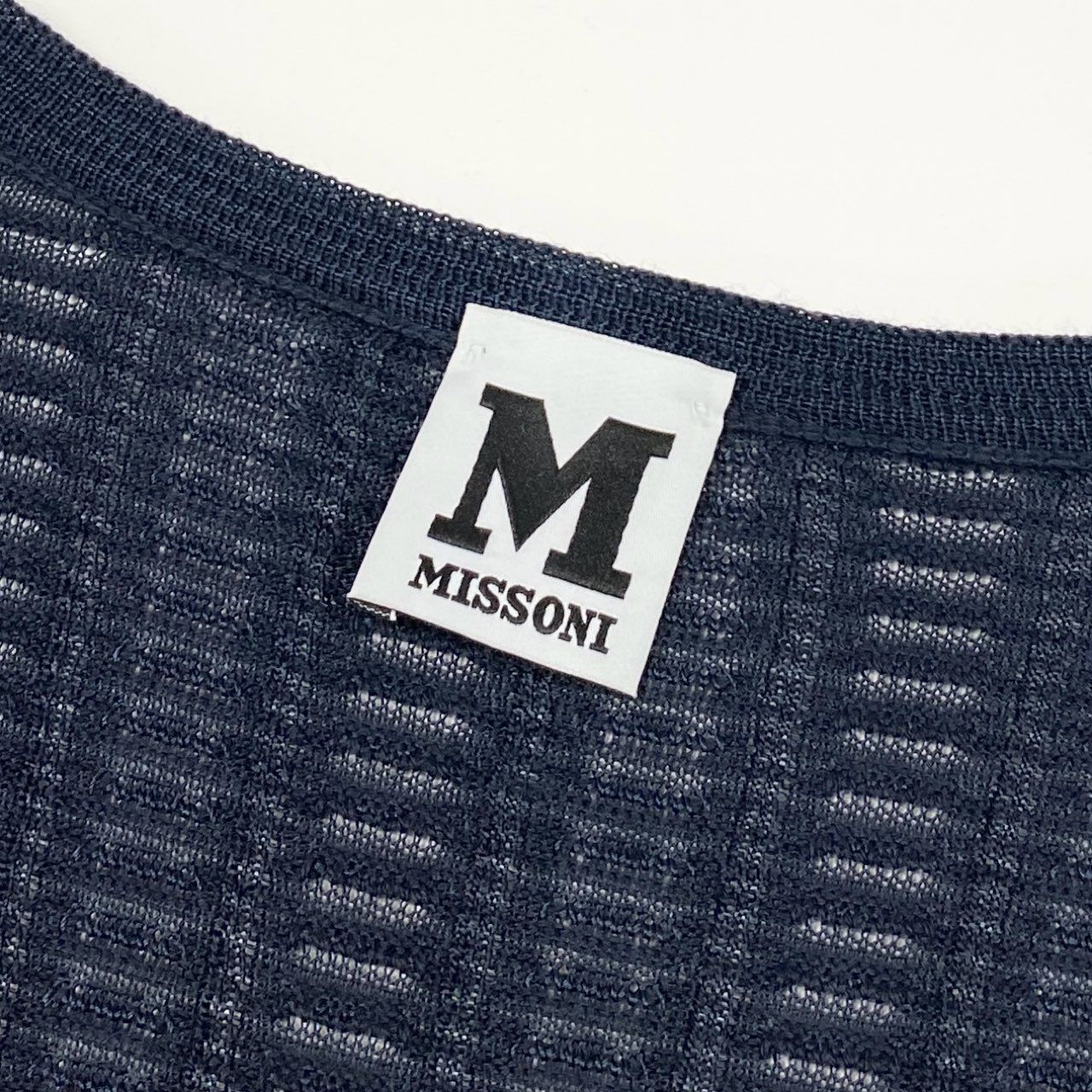 21f17 【イタリア製】MISSONI ミッソーニ ニットワンピース 半袖