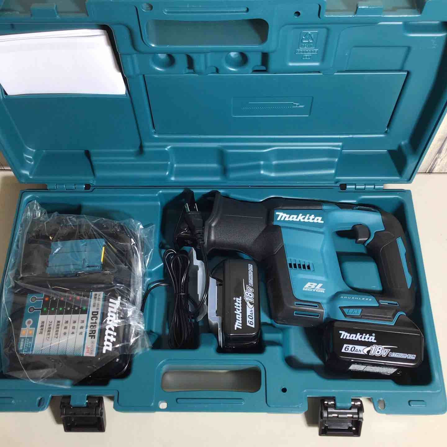 ♥品 純正バッテリー-充電器付き フルセット 純正 純正品 マキタ makita コードレス レシプロソー JR188DRGX 戸田店
