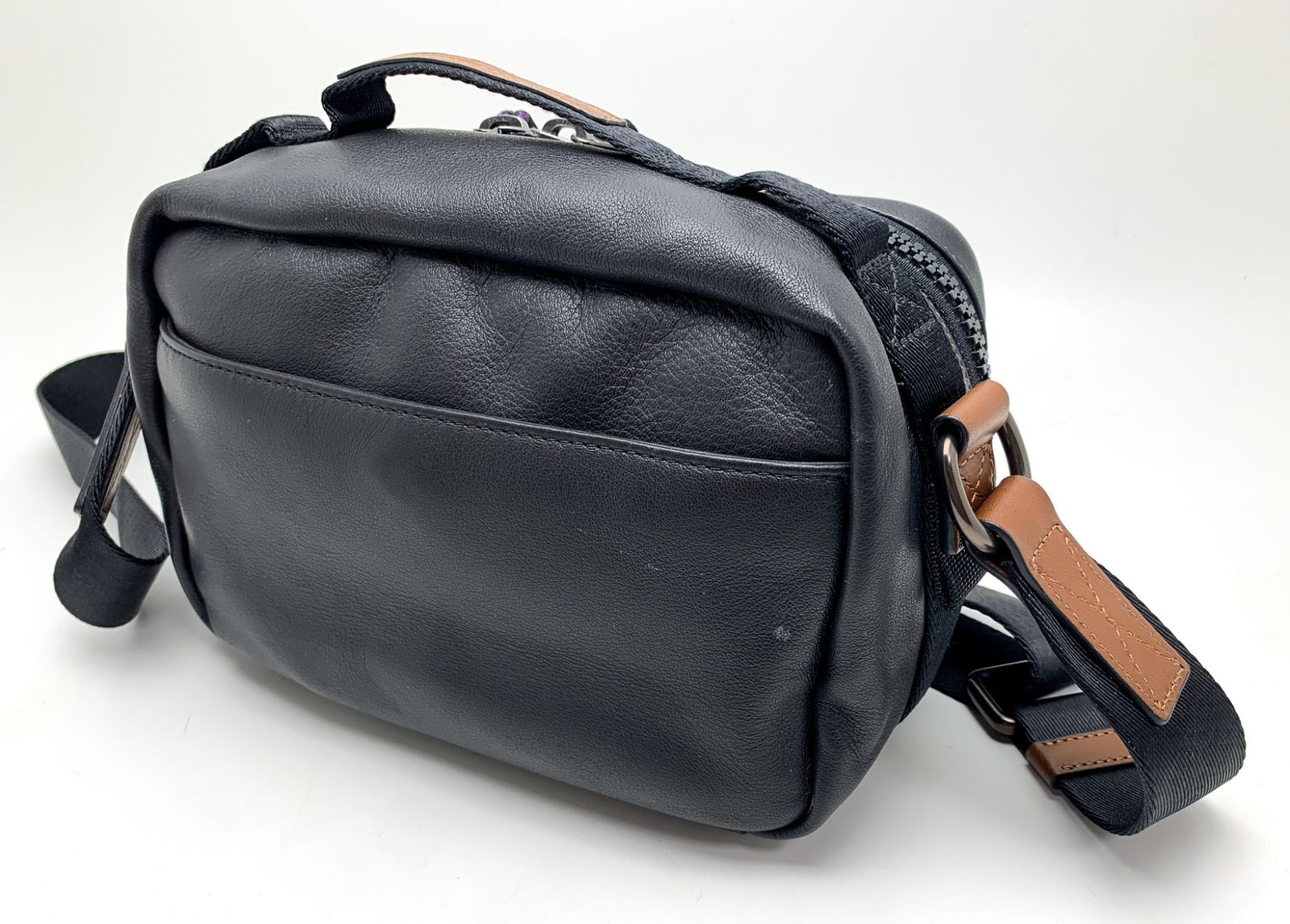 COACH コーチ 88308 黒 ブラック レザー ペイサー トップハンドル  