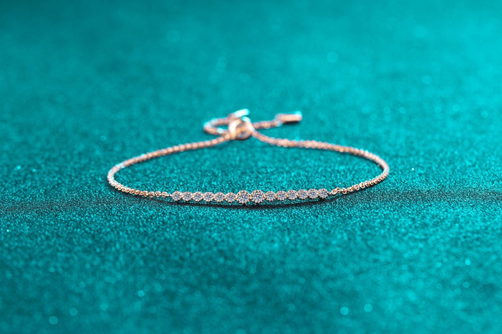 2401 高級 モアサナイト ブレスレット 花 クローバー シルバー ブレスレット モアッサナイト 0.24ct シルバー925 レディー 普段