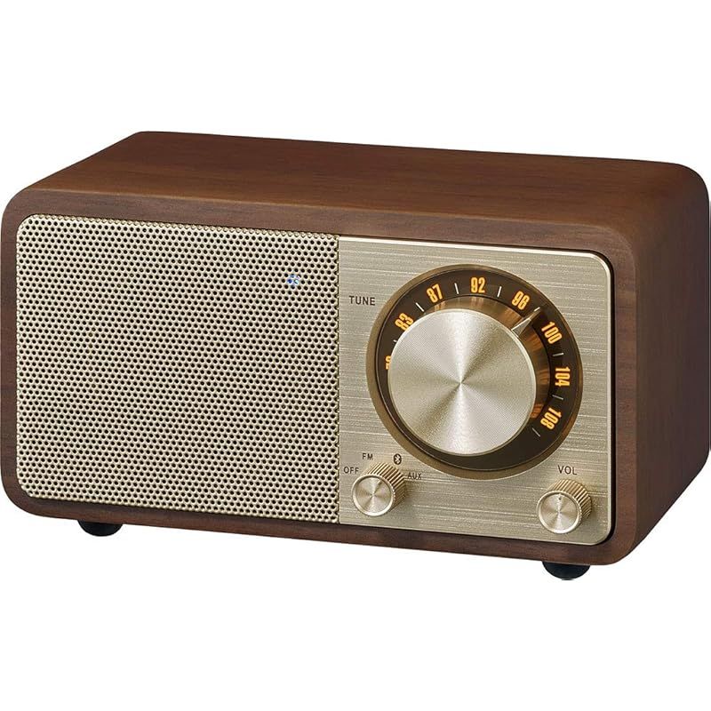 SANGEAN FMラジオ対応 ブルートゥーススピーカー ウォールナット WR 301 Bluetooth対応 0