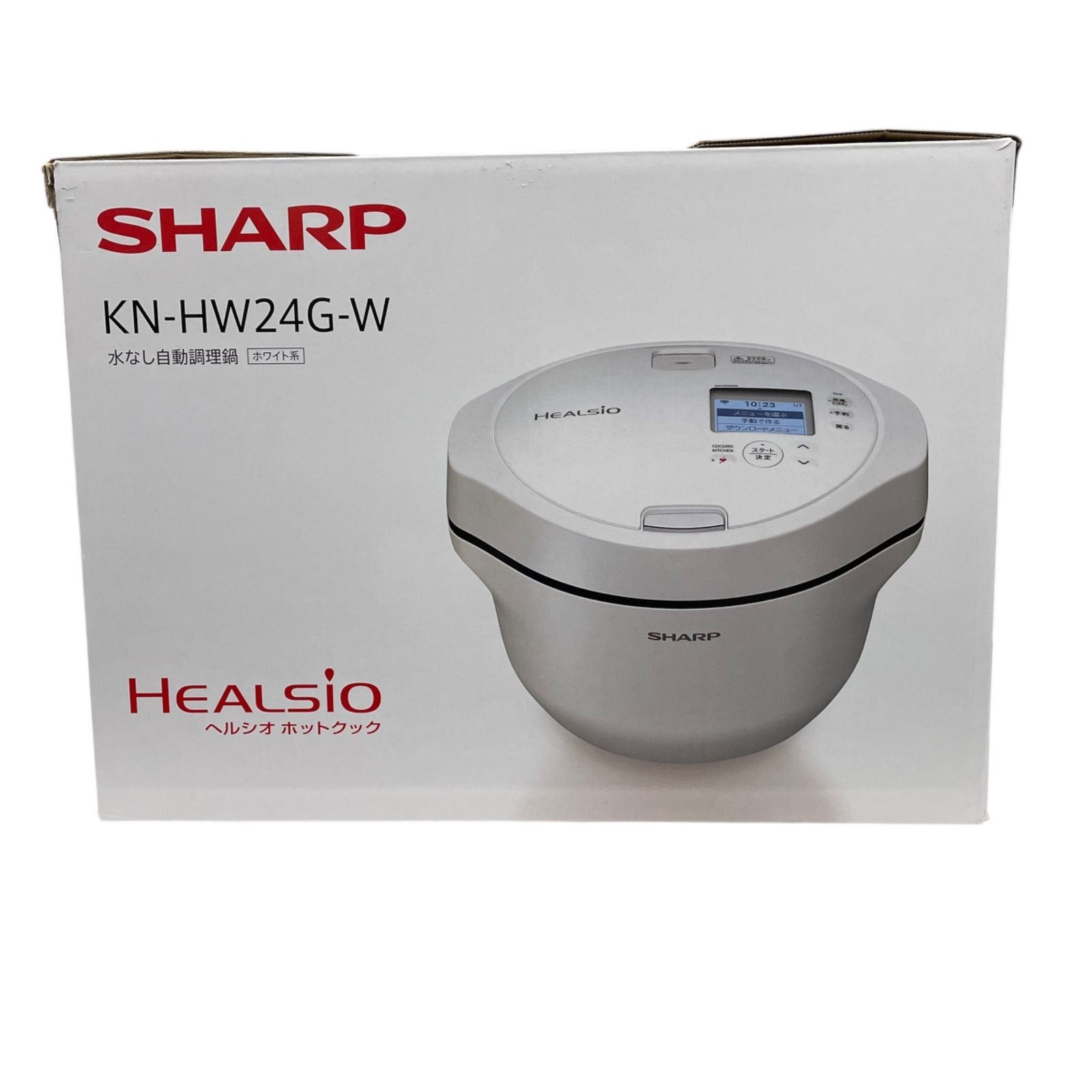 SHARP HEALSIO ホットクック　KN-HW24G-W 2024年製 シャープ ヘルシオ ホットクック KN-HW24G-W [ホワイト系] 価格比較