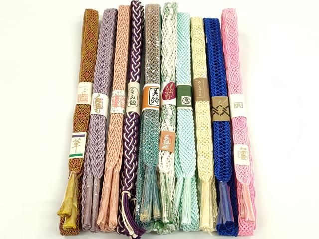 平和屋本店 夏物 和装小物 帯締め10本セット CXAA0364s5