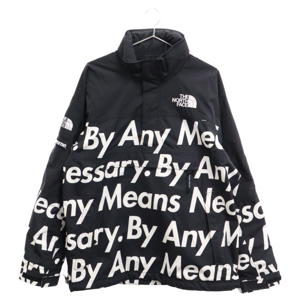SUPREME (シュプリーム) 15AW×THE NORTH FACE By Any Means Mountain Pullover ノースフェイス  マウンテンプルオーバージャケット ブラック NF00CXK2