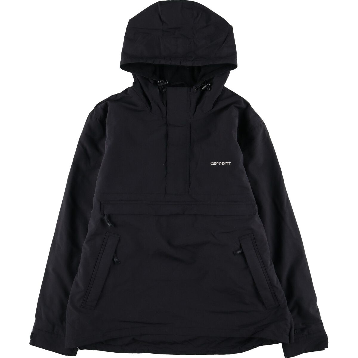 古着 カーハート Carhartt ハーフジップ アノラックパーカー