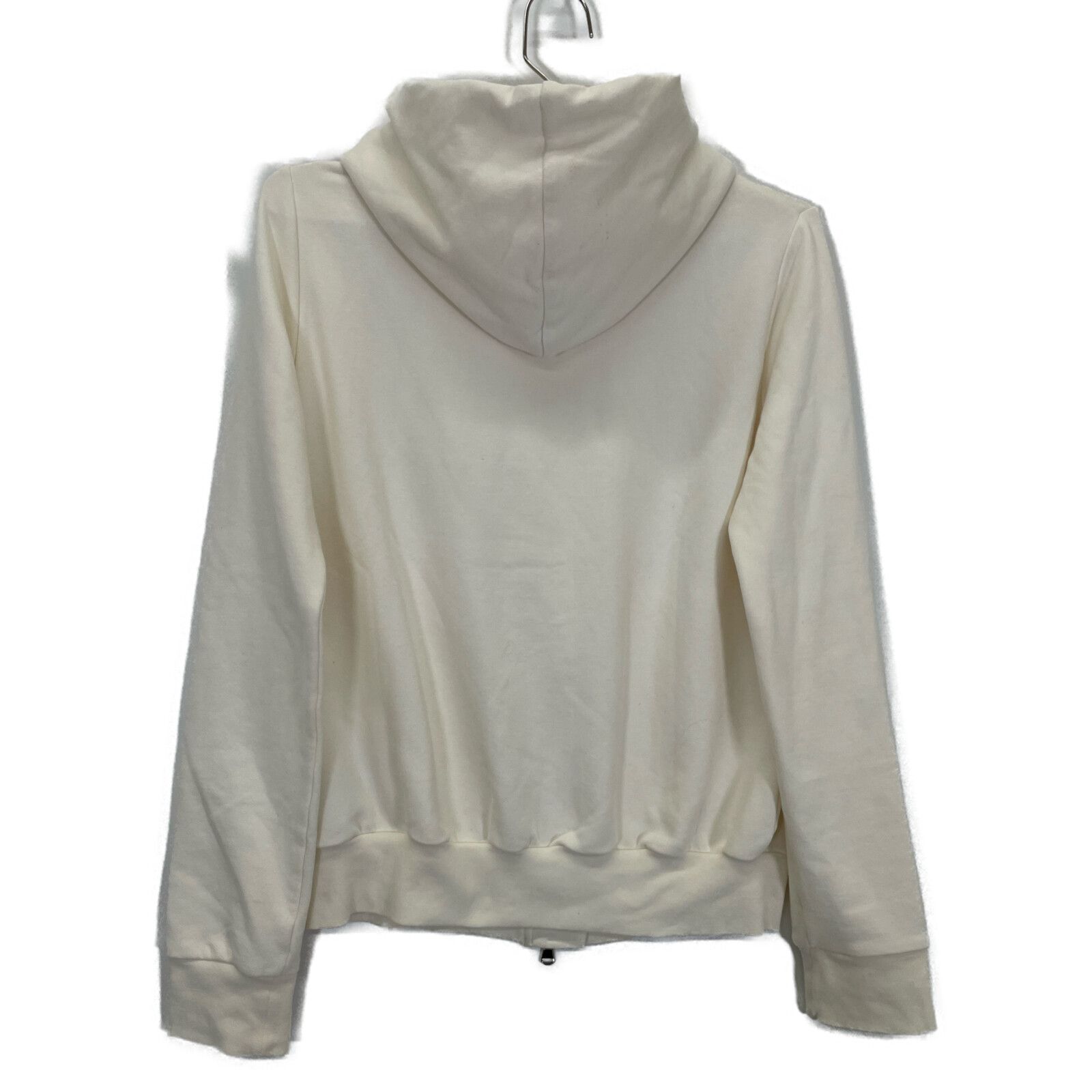 MONCLER モンクレール ホワイト ジップアップフーディ S - メルカリ