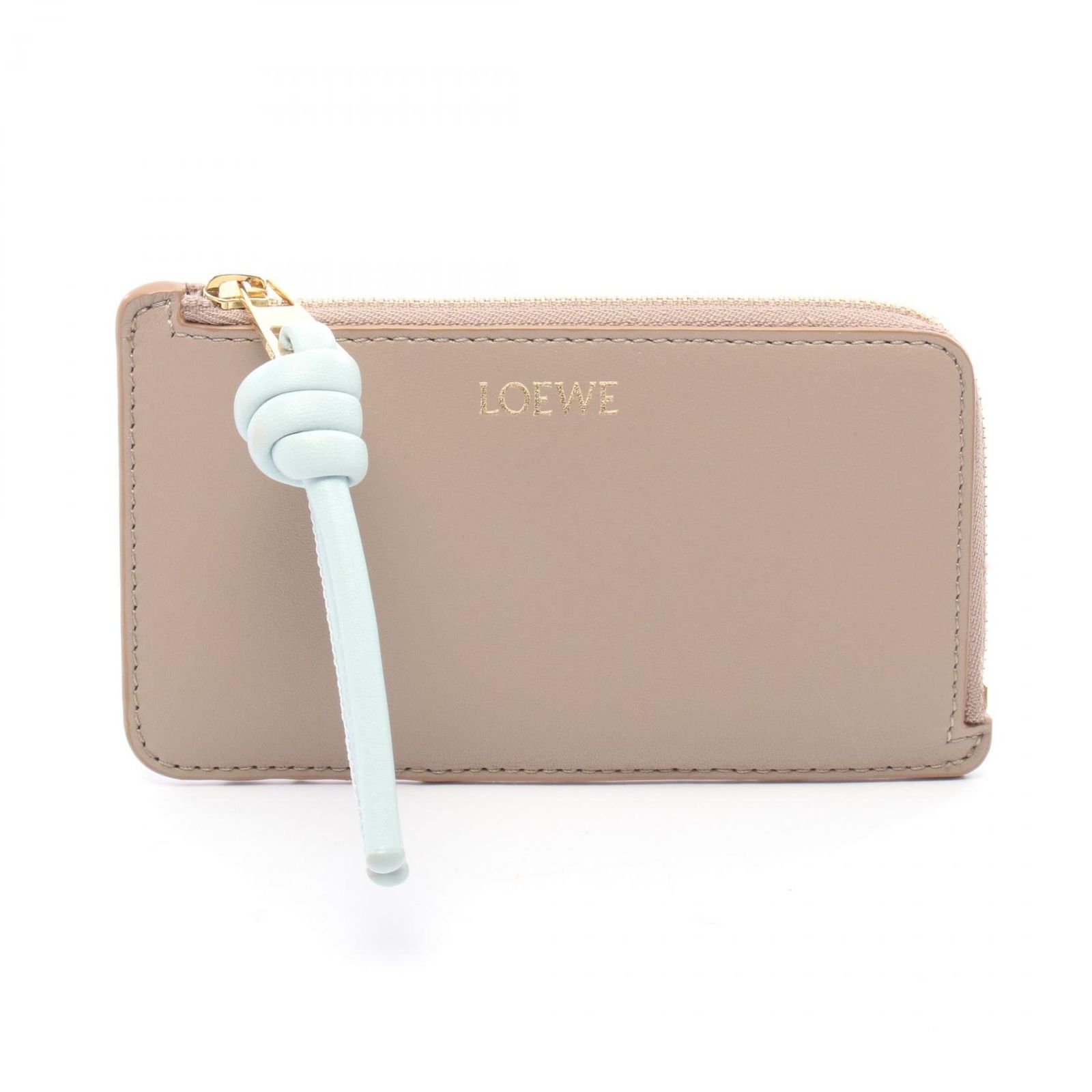 ロエベ　フラグメントケース　現行品　ノットコインカードホルダー　バーガンディ LOEWE ロエベ ノット コインカードホルダー フラグメントケース