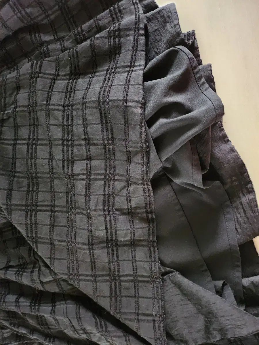 立体的な チェック柄
