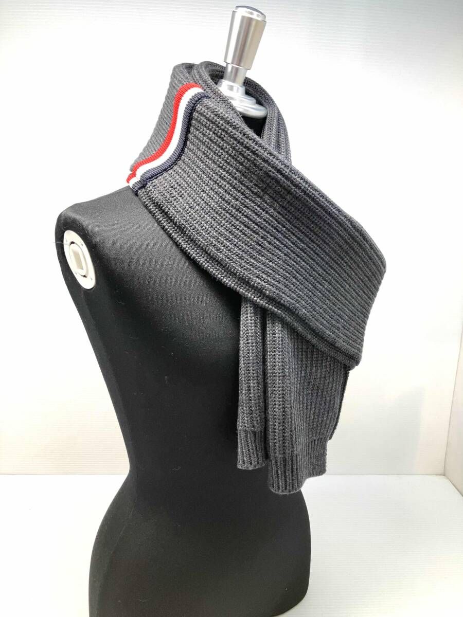 モンクレール/モンクレ/マフラー/MONCLER モンクレール マフラー ネイビー 国内正規品 （MONCLER - 人気