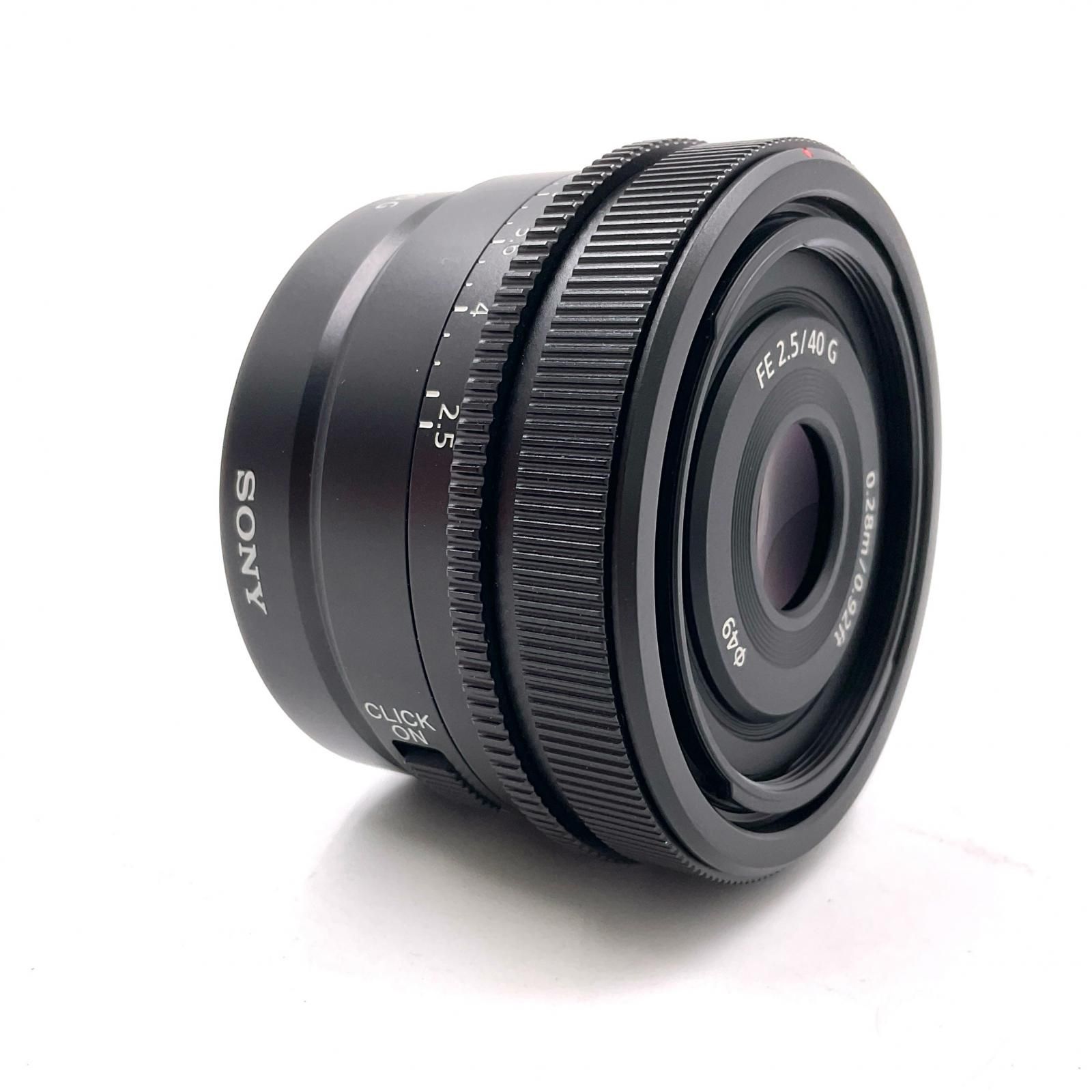 【ほぼ新品、保証書あり】ソニー FE 40mm F2.5 G 保護フィルター付き ほぼ新品、保証書あり】ソニー FE 40mm F2.5 G 保護フィルター