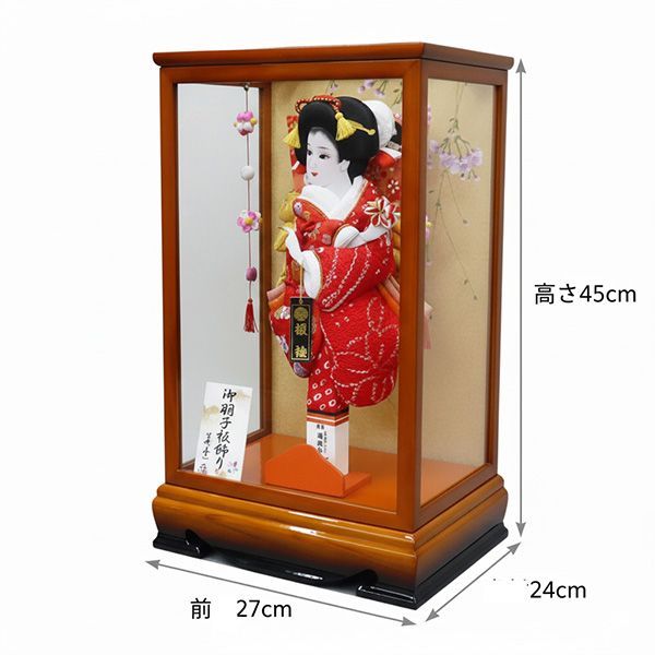 店舗のQ＆Aを簡単検索。 10号 新栄華羽子板 つるし飾り付き王朝塗ケース飾り