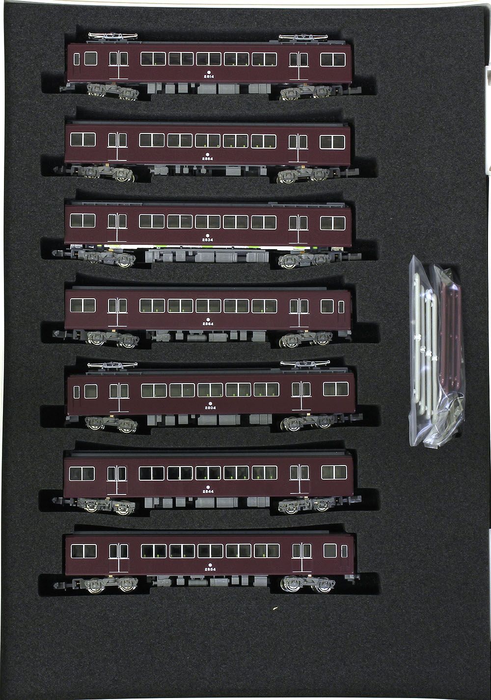 阪急2800系2814編成非冷房7両編成セット （動力付き） 【グリーン