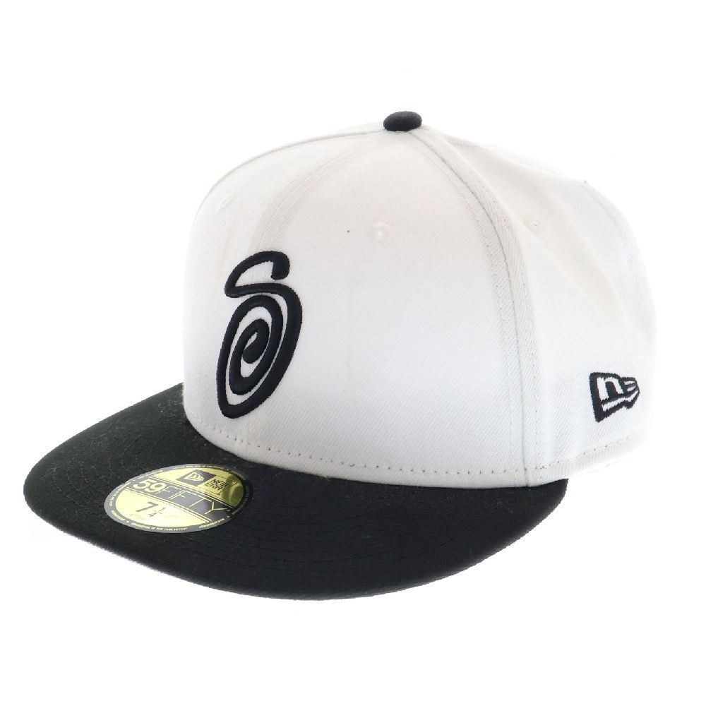【希少】stussy カーリーS キャップ STUSSY (ステューシー) ×NEW ERA CURLY S LOGO 59FIFTY CAP