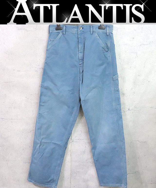 Maison Margiela 銀座店 メゾン マルジェラ カーペンターパンツ メンズ size:29 青 100224