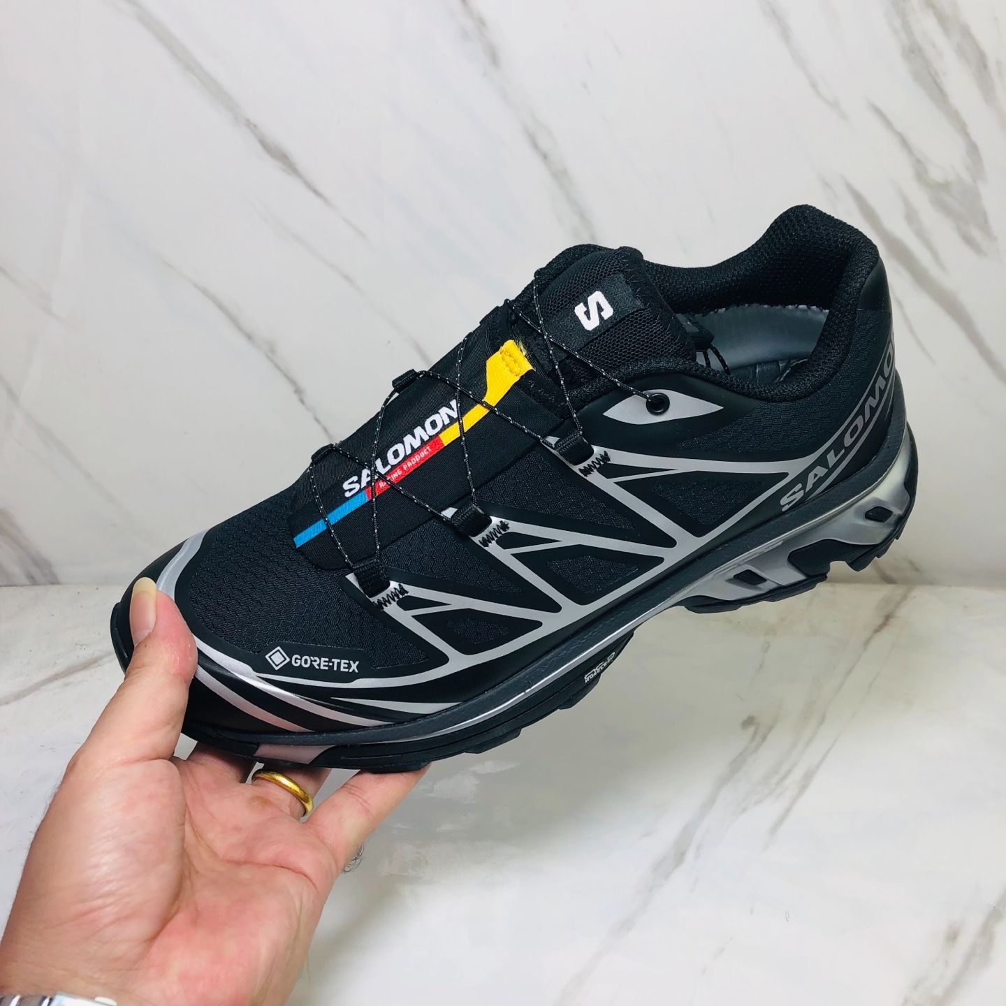 SALOMON サロモン XT-6 GORE-TEX 靴 ジョギング トレーニング メンズ レディー ランニングシューズ スニーカ スポーツ ブラック