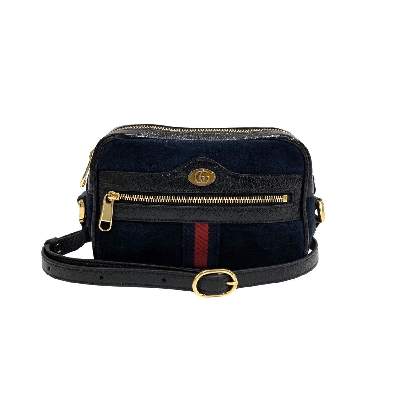 極 美品 GUCCI グッチ オフィディア シェリーライン GG ロゴ 金具