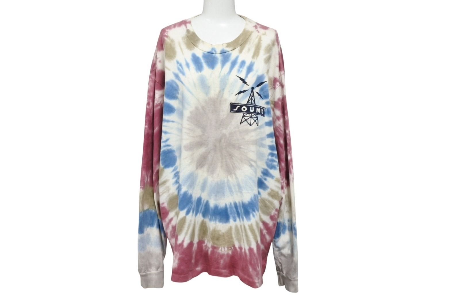 JUST DON ジャストドン レコードロータイダイ ロングスリーブTシャツ  