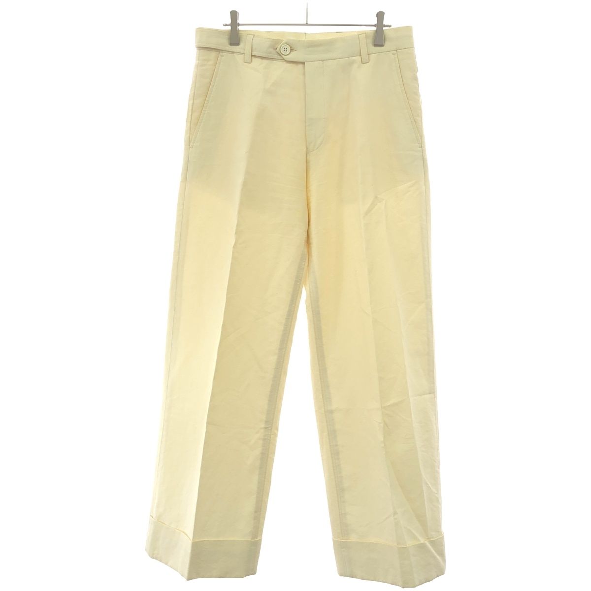 dries van noten ワイドスラックス コットン リネン dries van noten