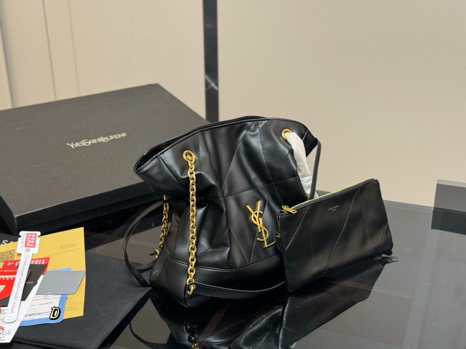 mmm (まとめ売り受付中)　まとめ買い　サンローラン 今日特価】YSL サンローラン バッグ（29×27cm） - メルカリ