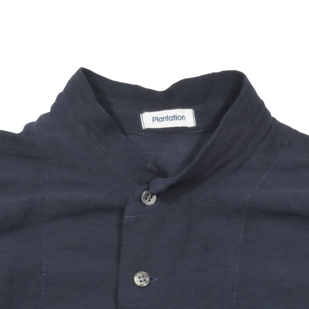 Plantation 長袖カットソー 新品同様 24SS Plantation プランテーション 長袖 シワ加工 シボ