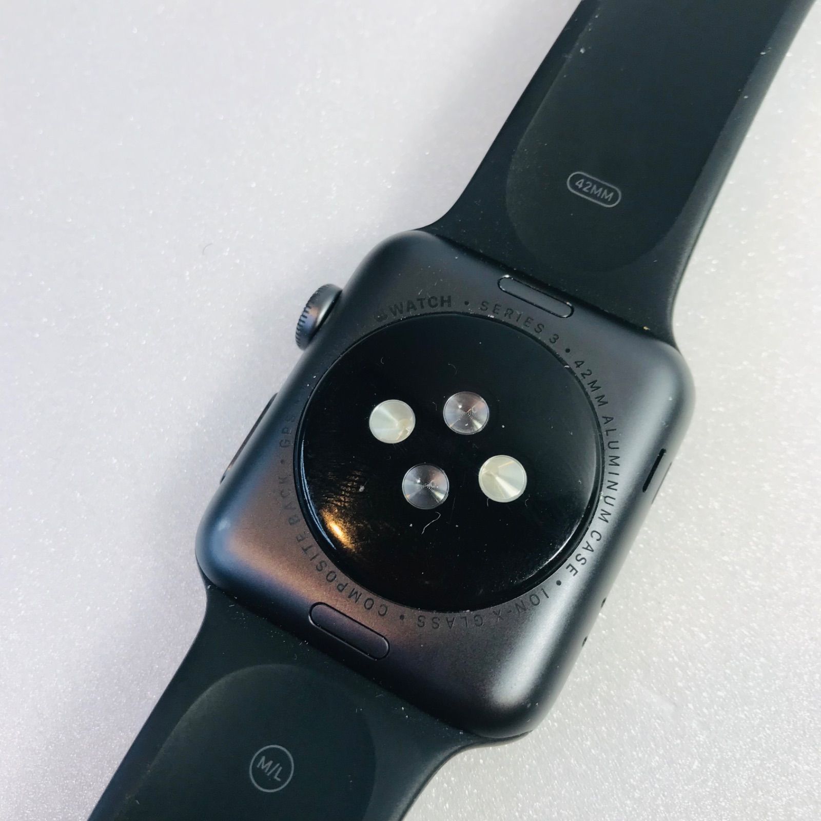 Apple Watch 3 42mm ブラック ジャンク - メルカリShops