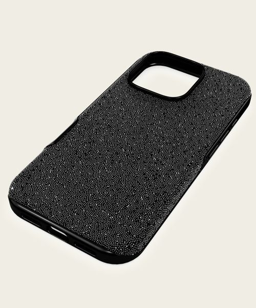 スマホケース 公式 スワロフスキー High スマートフォンケース iPhone 16 Pro ブラック