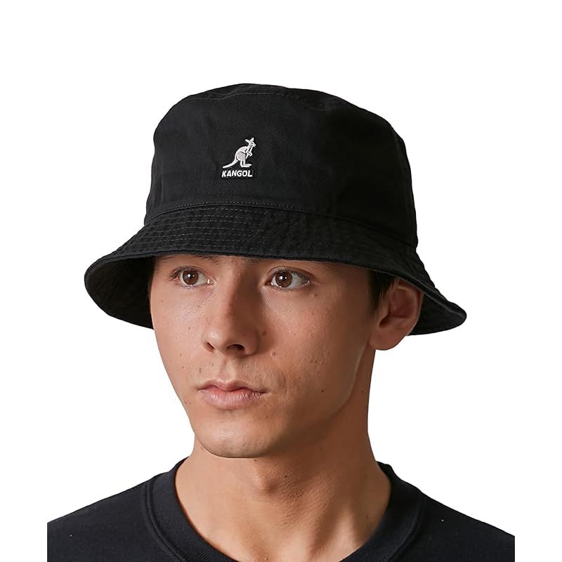 [カンゴール] バケットハット Washed Bucket BLACK (01) 0