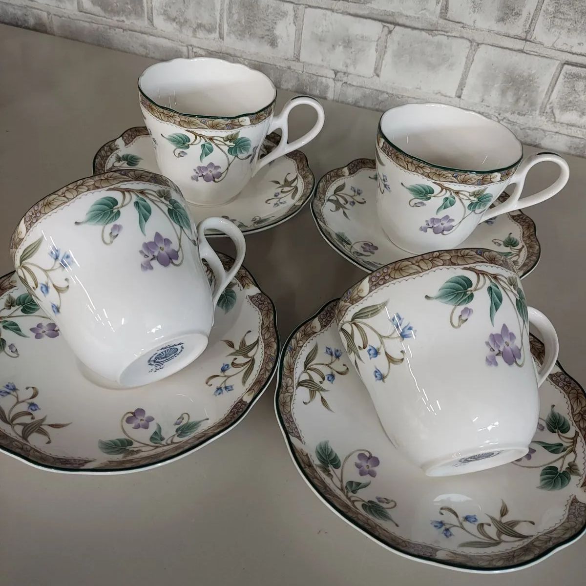 Noritake Primachina ノリタケ プリマチャイナ スミレ柄 カップ 