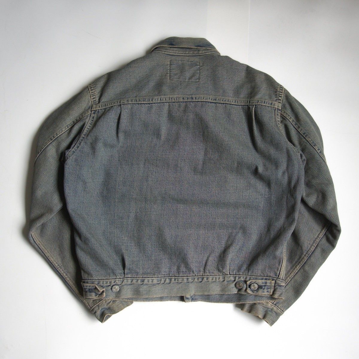 雰囲気抜群 DENIME 517XX 2nd type ブランケット デニムジャケット ドゥニーム セカンド Gジャン オリゾンティ 加工モデル 25100639