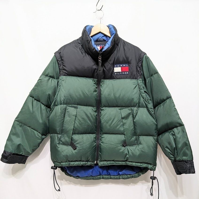 TOMMY HILFIGER ダウンジャケット ベスト 脱着 2WAY 90s 旧タグ  